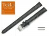 Pasek do zegarka skórzany 12 mm XL TEKLA PT69 czarny